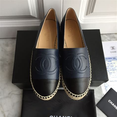 chanel leather espadrilles neiman marcus|chanel espadrilles shoes.